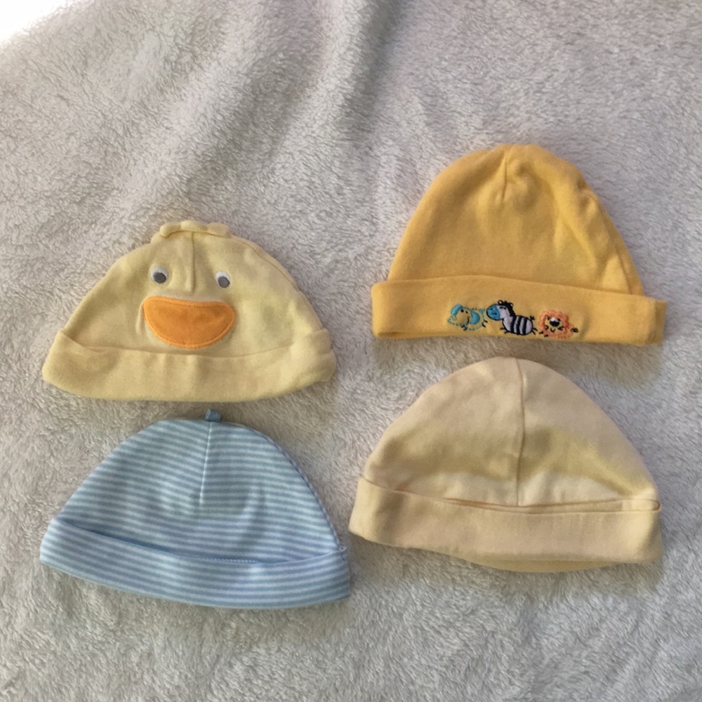0-6 month hat bundle